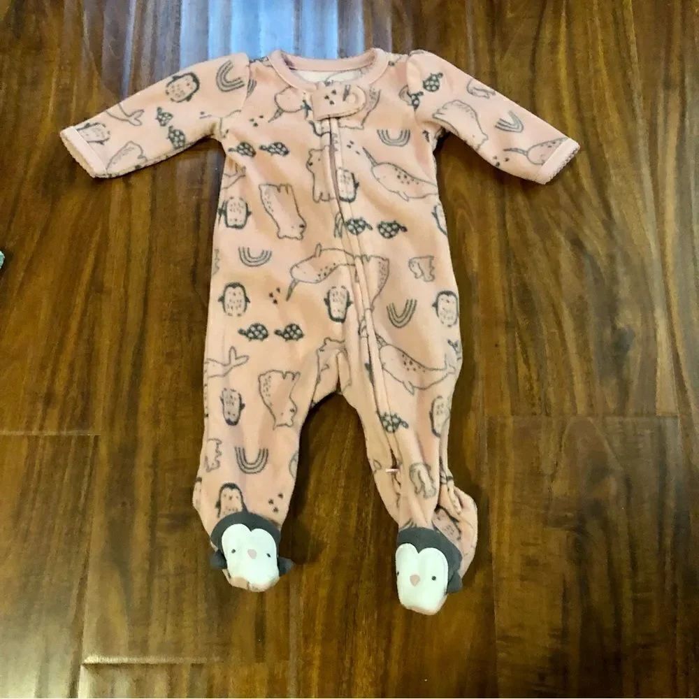 Simple Joy By Carter’s Bundle of Two Footies for Preemies - Picture 2 of 16